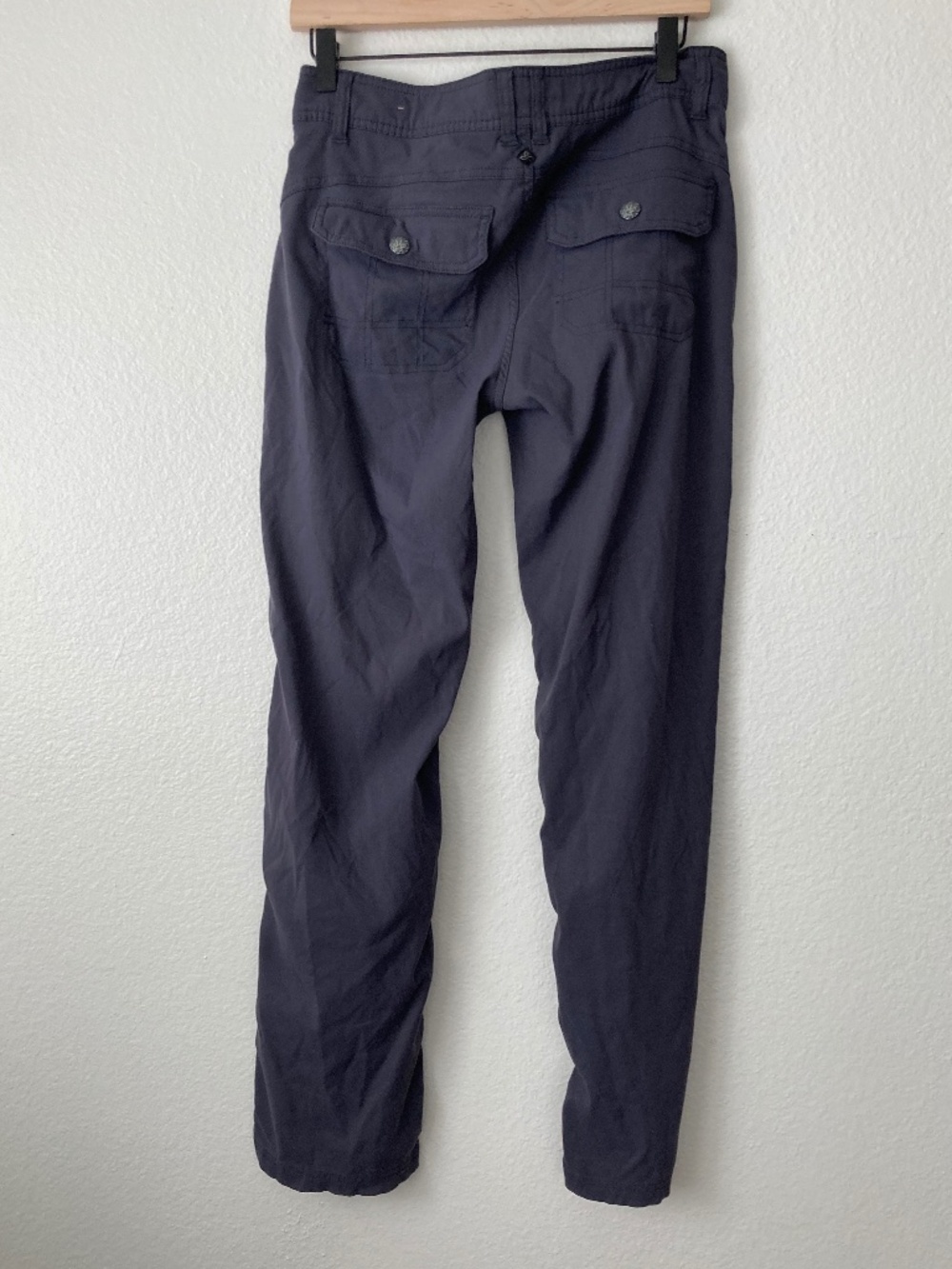 prAna Gray Halle Outdoor Hiking Roll Up Cargo Pants Womens 6 Gorpcore - Picture 3 of 8